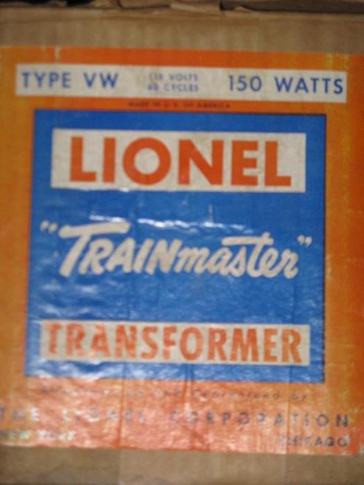 Vintage Lionel Trains Transformer.