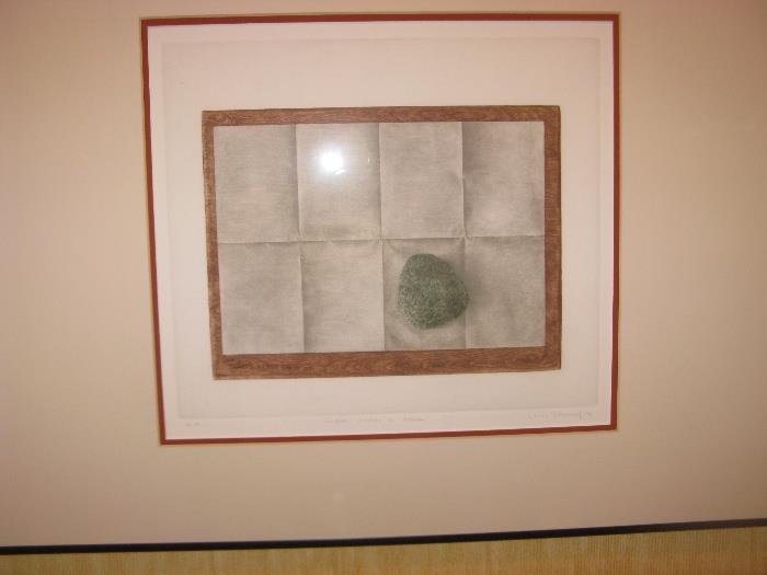 K.B. Hwang Artist's Proof "Wood, Paper & Stone"