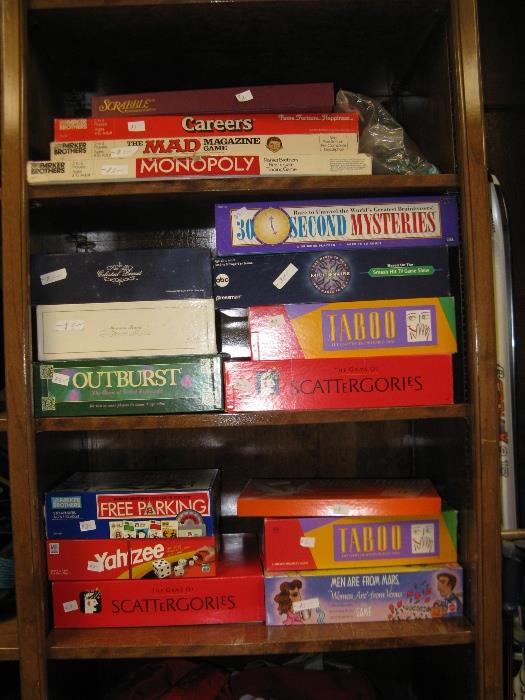 Lots of games - some brand new!  All pieces are present.