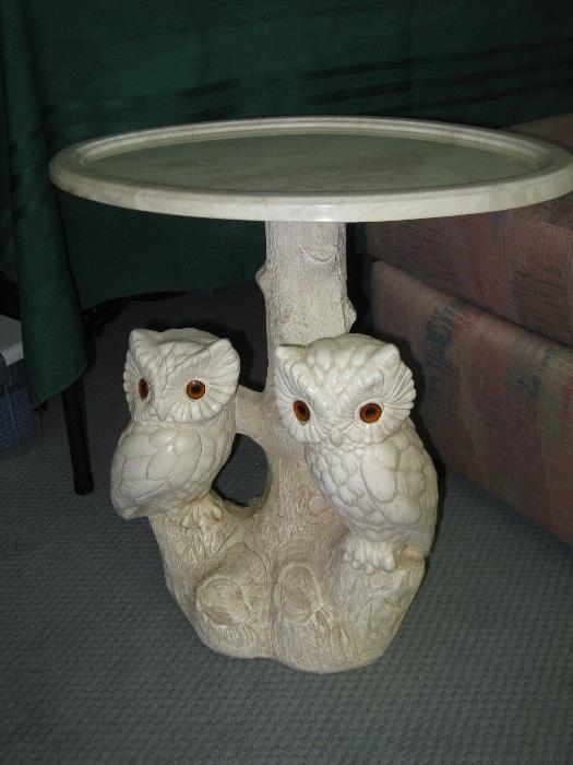 Fun "Wise Owls" accent table.