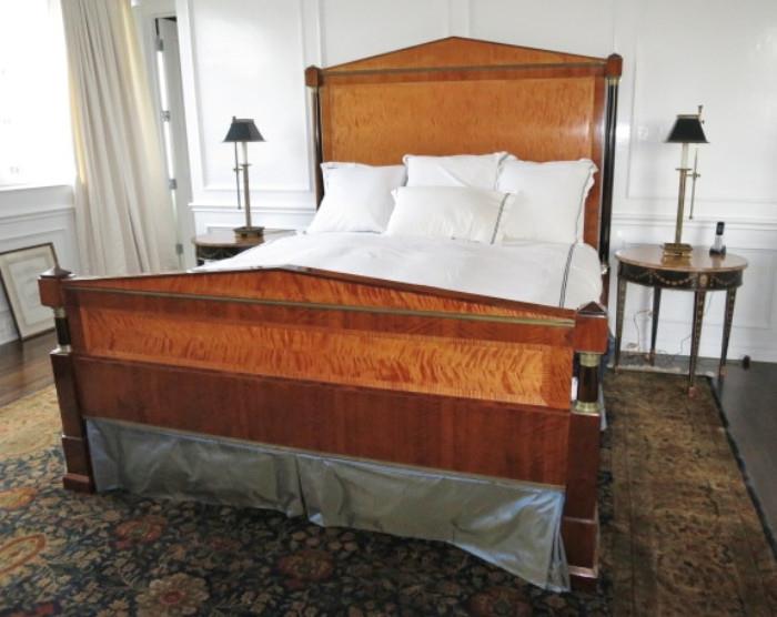 Fabulous Biedermeier-Style King Size Bed