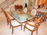 Tommy Bahama Glass Top Dinning Set