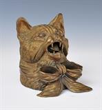 Lot # 2: Bronze Cat Humidor
6" high probably Austria circa 1900