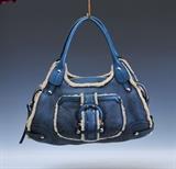 Lot7b: Group of Four Designer Hand Bags
 including Prada, Gucci, Dolce & Gabbana snake skin and Ferragamo Prada and Gucci both with certificates from Authenticate First