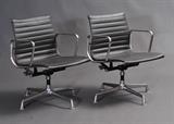 Lot#32a:  Pair of Eames Swivel Office Chairs
 late 20th century
