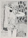 Lot#35: Walt Kuhn
 Dressing Room 10 12" x 7 5/8" (sight) lithograph from an edition of 50 pencil signed lower right