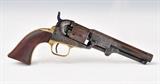 lot 120: Engraved Colt 1849 Pocket Revolver
 with later case and associated period fittings serial # 192xxx