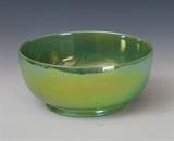 lot 150: Moorcroft Green Lusterware Bowl
 10 1/4" diameter signed