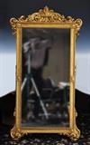lot 162: Georgian Style Giltwood Mirror
 53" high early 20th century