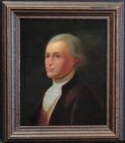 lot 228: American School
 Portrait of a Gentleman 23" x 19" oil on canvas unsigned