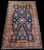 lot 306: Kashan Carpet
 3' 11" x 6' 8" early 20th century