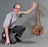 lot 333: Elaborate Victorian Hanging Basket
 35" high late 19th century