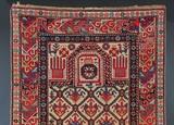 lot 301: Caucasian Prayer Carpet
 3' 1" x 6' circa 1910