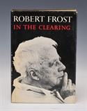 lot 289: Robert Frost
 In The Clearing Holt, Rinehart and Winston, NY, 1962 signed by Robert Frost