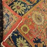 lot 305: Room Size Mahal Carpet
 11' 4" x 12' 9" circa 1910
