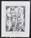 lot 299: Alexander King
 Peace Is Hell portfolio of ten lithographs 18" x 15" sheet size inscribed and signed by the artist, 1934