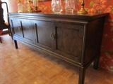 Mahogany finish sideboard