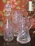 Large collection of crystal and glass including Waterford, Baccarat, Orrefors and more