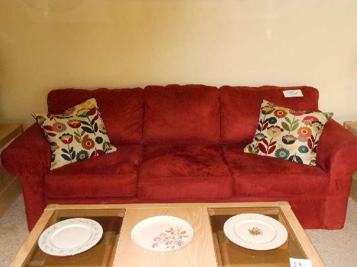 red  sofa