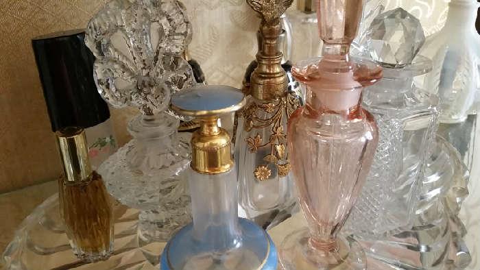 perfume bottle collection