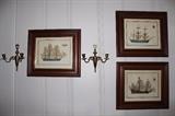 Wall sconces and more nautical prints