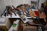 Garden shears, saws, clippers, axes