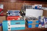 Boxes and boxes of new spark plugs and P.Y.H Magnetic base. - new in box