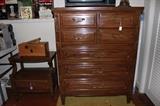 Vintage Kent Coffey "Serenata" dresser and bedside table