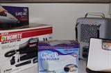 Hand vacuums, pillow, radiator 