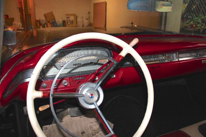 Original dashboard - classic red and black - Picture yourself sitting here