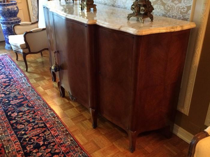 Large marble topped buffet $1,800