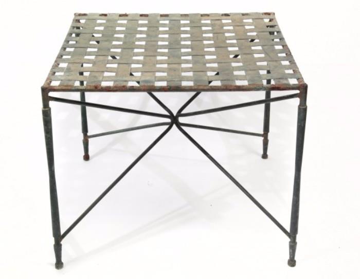 Salterini Patio dining Table $800 Maritzio Tempestini Design 