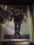 Wayne Gretzky autographed poster