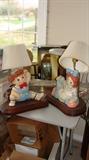 Raggedy Ann and Andy Lamps