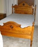 Antique bed and mattress set