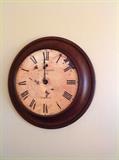 JD Bassett wall clock. Works, chimes.