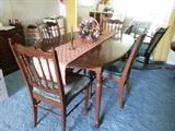 DINING ROOM TABLE & CHAIRS - REMOVED FOR FAMILY