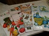 vintage kitchen linen towels