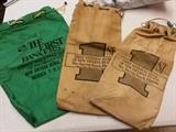 vintage bank money bags