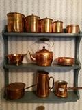 copper kitchen items