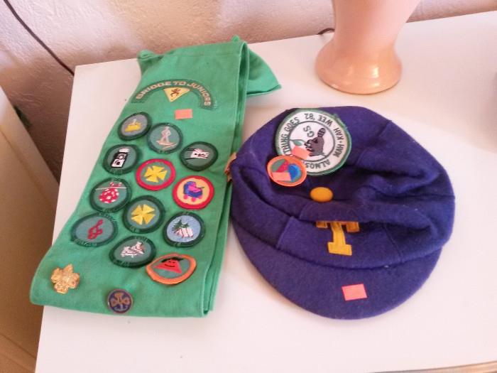 GIRL SCOUT SASH - REMOVED FOR FAMILY