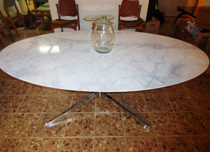 Knoll marble top conference table
