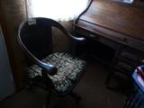 Antique rolling desk chair