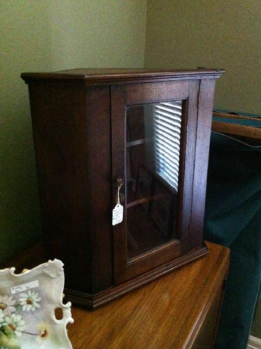 Small Antique Corner Cabinet