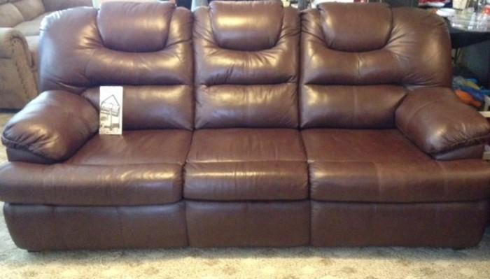 Ashley leather sofa bed