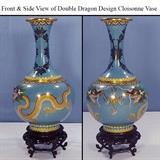 Cloisonne  Dragon theme vase 