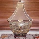 Satsuma pillow vase lamp