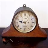 .J. Elliot Fusée Ships Clock W/ Anchor Escapement Circa 1890-1915 in Iron Wall Mount Case –  6 Series Of Bells Every 4 Hrs., - The 6th Series Strikes For 2-2 Hour “Dog Watches” 2:30 Am – 4 Am. 