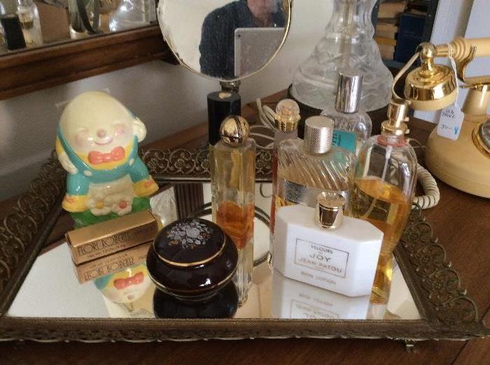Perfumes and dresser items