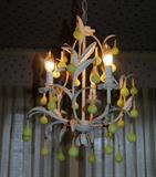 Very cool breakfast room chandelier